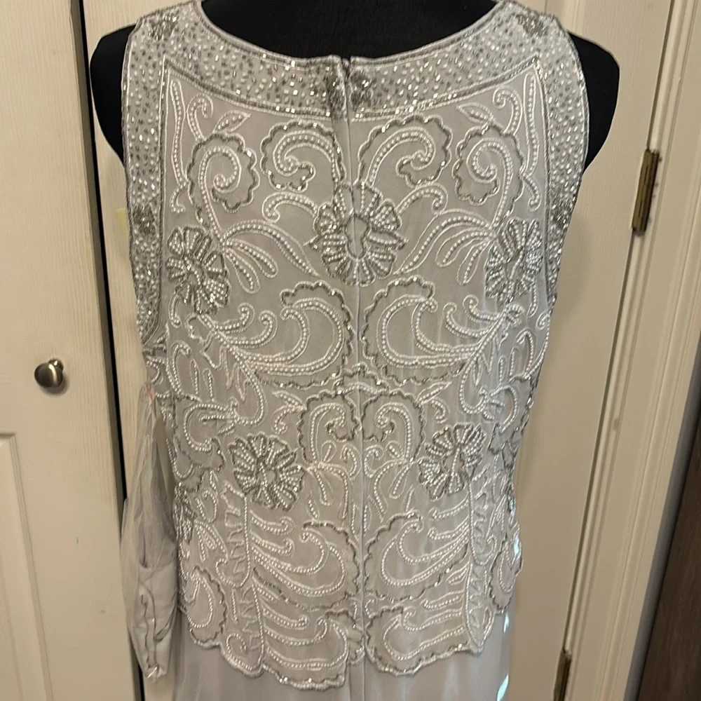 Chic Sleeveless Gray Maxi Dress - Picture 10 of 14